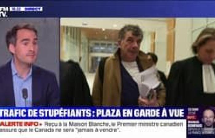 Louis Sarkozy reacts to the joke of humorist Paul de Saint-Sernin