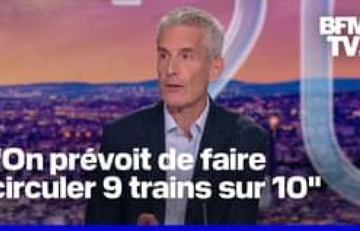 Louis Sarkozy reacts to the joke of humorist Paul de Saint-Sernin