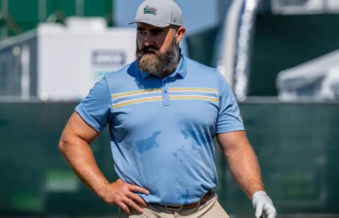 NFL legend, Jason Kelce is looking for golf councils for a PGA circuit star: Dramatic swing analysis unveiled.