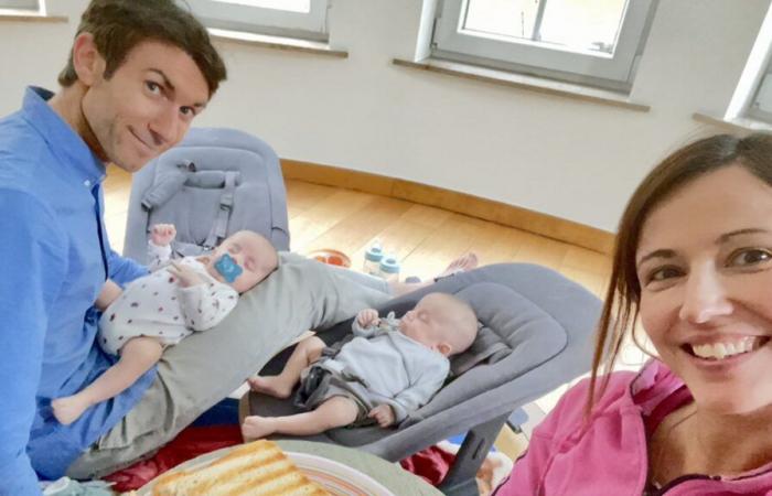 “We see each other again this summer”: the message full of tenderness from Anne Ruwet in the company of her twins