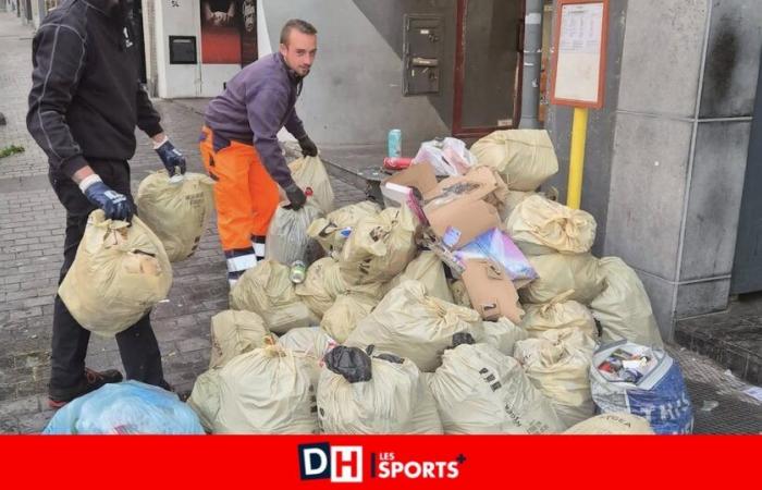 Dozens of nobble bags placed on the street in Frameries: “We have enough, we are going to use on-board cameras in vehicles”