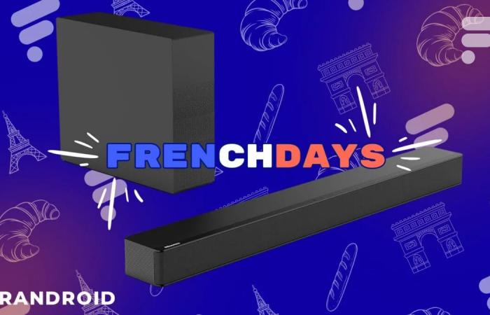 This soundbar is at a good price for the last day of French Days