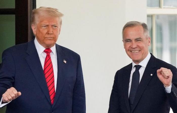 Carney displays optimism after meeting Trump