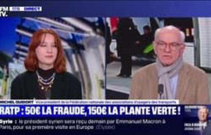 Louis Sarkozy reacts to the joke of humorist Paul de Saint-Sernin