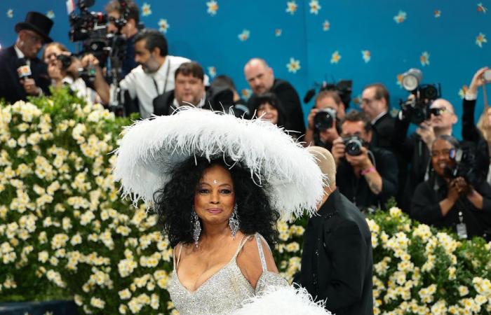 Diana Ross Makes Her Return to the Met Gala for the First Time in Over 20 Years