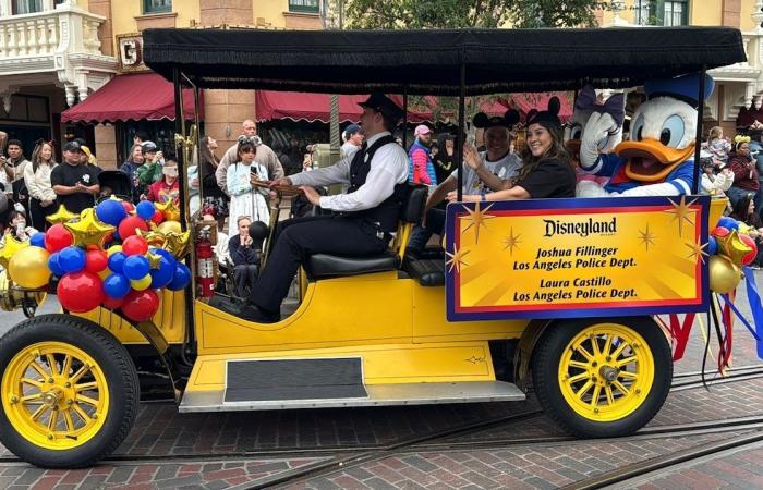 Disneyland celebrates first aid with a special cavalcade following Los Angeles fires