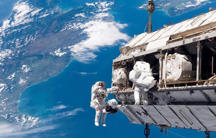 Who is in space?