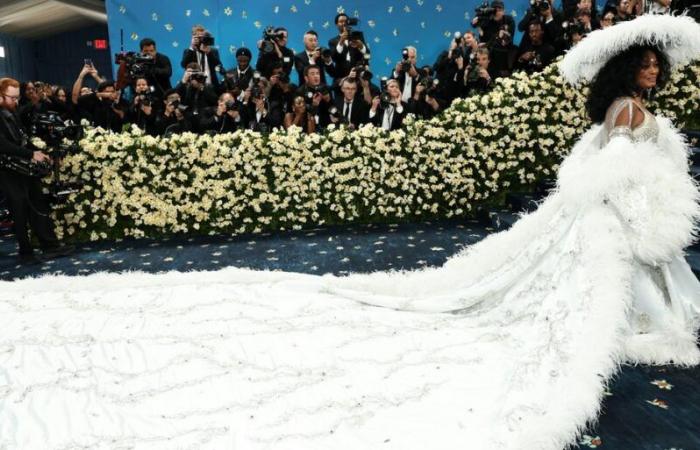Diana Ross Makes Her Return to the Met Gala for the First Time in Over 20 Years