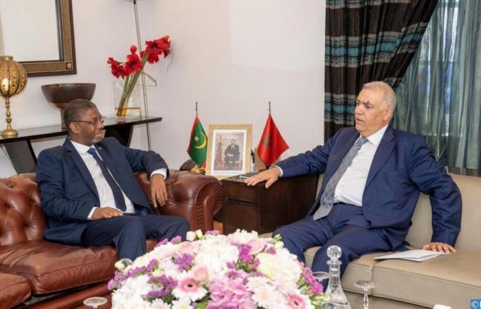 Laftit receives the Minister Mauritanian Decentralization and Local Development