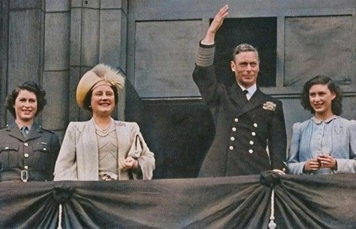 The whole royal family was on the balcony of Buckingham Palace