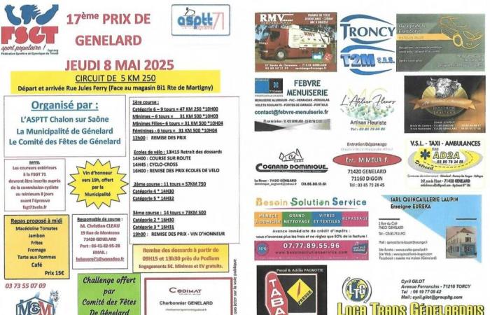 Cycling – 17th Genelard Prize Sunday May 8