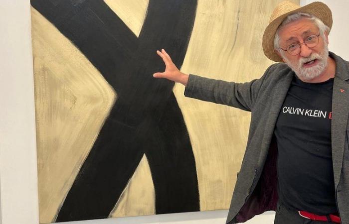 Black notebook. Eminent Spanish abstract painter, Miguel Angel Encuentra Villamana left his mark in Montauban