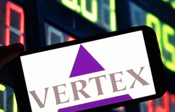 Why did the action of Vertex Pharmaceuticals fell on Tuesday?