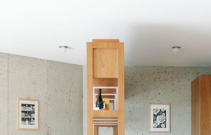 In Montreuil, a small post-modern and minimalist space