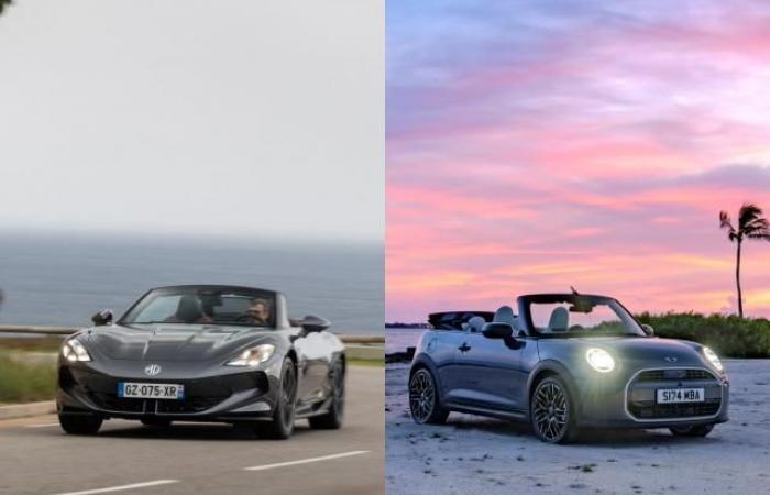 two convertibles between modernity and tradition, but with two different visions