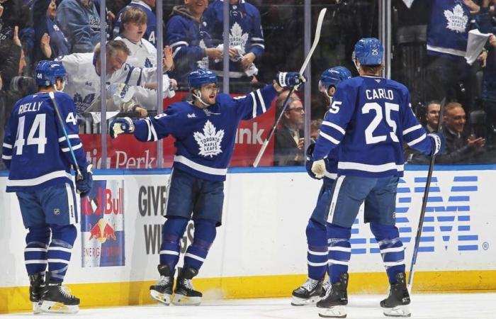 The Maple Leafs were hot, but prevail