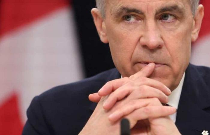 Mark Carney in the lions pit in Washington