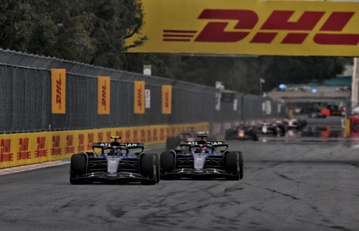 Why did Sainz did not resist an attack by Albon