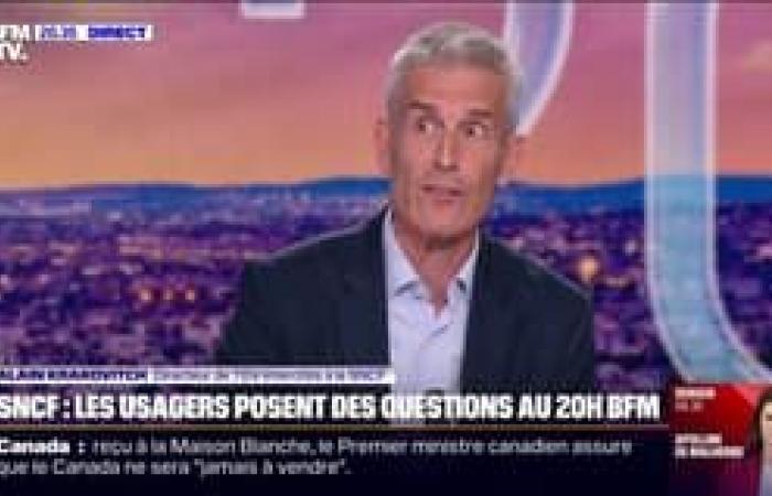 Louis Sarkozy reacts to the joke of humorist Paul de Saint-Sernin