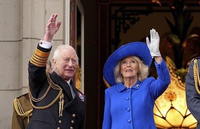 The whole royal family was on the balcony of Buckingham Palace