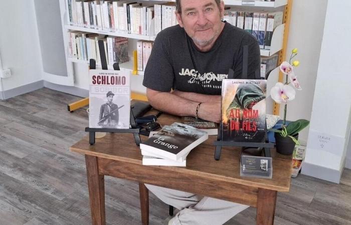 Noyant-Villages. Laurent Moriceau is preparing his future book
