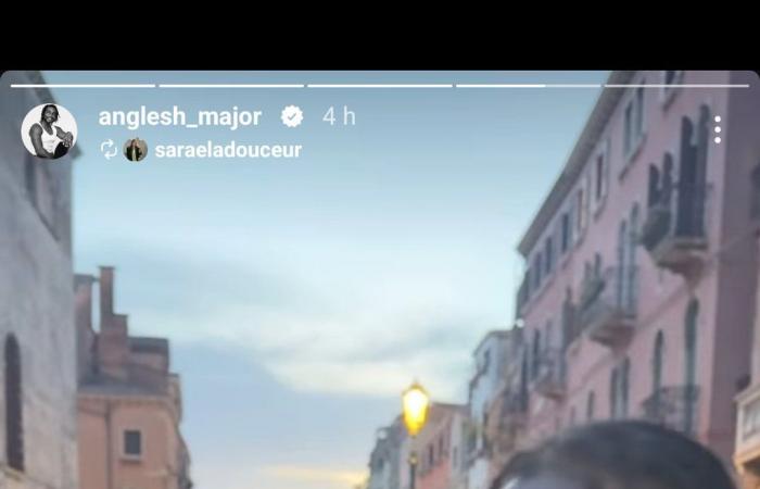 Here is who is the lover of Anglesh Major with whom he visits Italy