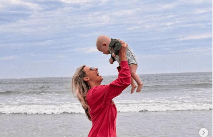 10 photos of Alexandra de Simon, the real estate broker and mother of the children of Mathieu Baron