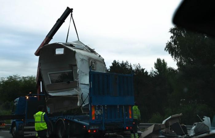 Traffic interrupted for three hours on the A64: after an accident, a 2 -year -old child evacuated by helicopter