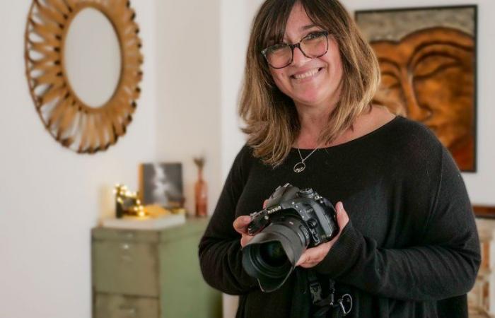 Solene Lombardo, Portraitiste Boudoir photographer, privatized the Pams hotel in Perpignan for a shooting session with its favorite model