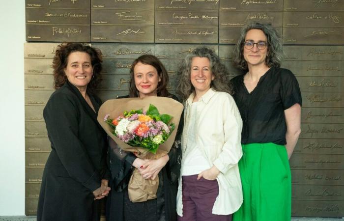 The author Rébecca Deraspe wins the Jovette-Marchessault Prize