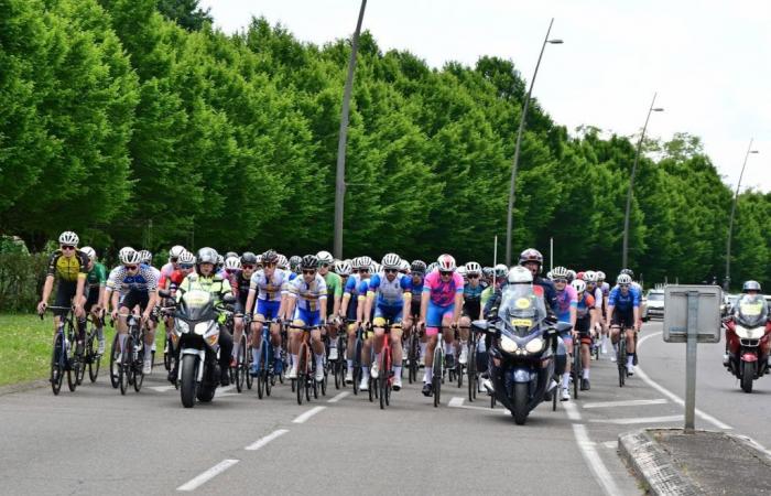 Sud Gironde – Cycling – – Pierre Mathieu Pellier winner of the Intermarché Prix between Mont de Marsan and Cazaubon