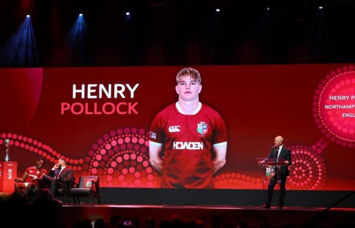 On video, Pollock’s explosion of joy at the announcement of his selection with the lions