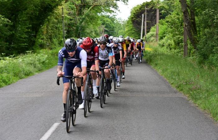 Sud Gironde – Cycling – – Pierre Mathieu Pellier winner of the Intermarché Prix between Mont de Marsan and Cazaubon