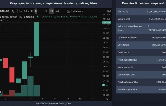 Bitcoin crosses $ 100,000, new ATH in sight for the BTC?