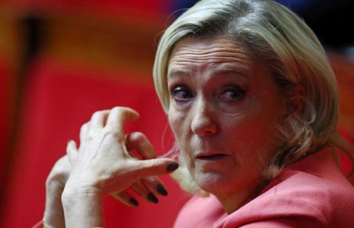 Marine Le Pen reacts to the survey that tests Bardella in the presidential election