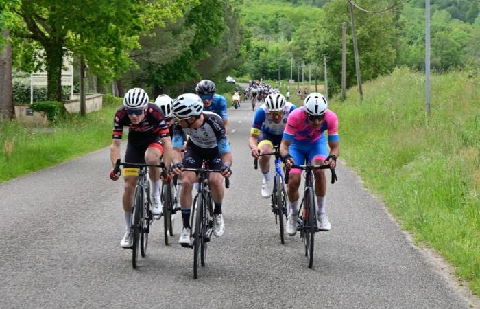 Sud Gironde – Cycling – – Pierre Mathieu Pellier winner of the Intermarché Prix between Mont de Marsan and Cazaubon