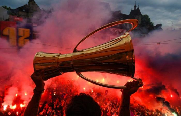 Eurovision: the FCB fans of Barfüsserplace?