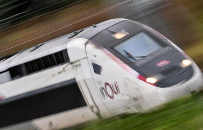 A Pole travels 500 km outside a TGV between Paris and Valence