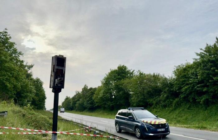 Freshly replaced, a radar from the country of Fougères again burned