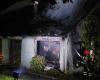 A fire at the Kyriad hotel in Lannion