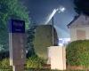 around forty customers relocated after a fire in a hotel room