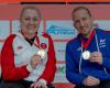 Nicolas Savant-Aira in gold mixed double in Podgorica