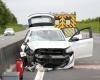 An injured after an accident on the A16 between a car and a heavyweight