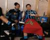 Chemsdine Talbi celebrates the victory of Club Bruges