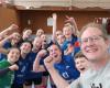 Castres. The Baby Hornets ready for the final