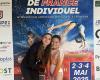 A gymnast of Cahors gymnastics back from the French championships