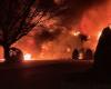 A suspect fire ravages an agricultural building …
