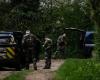 The body of the jogger found in an undergrowth by a walker