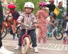 A festive parade to teach children to ride safely