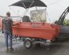 A bucket was stolen from his boat in the Bay of Deshaies